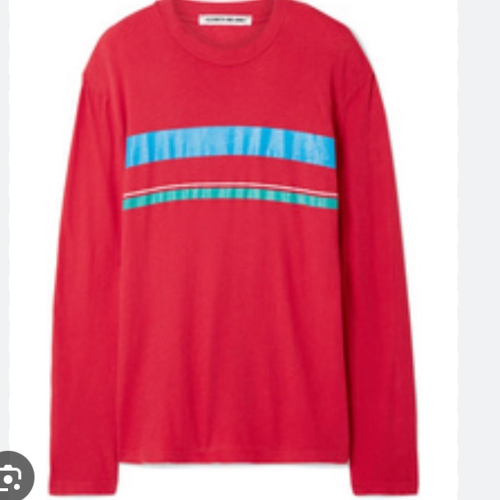 Elizabeth and James Melody Striped Vintage Cotton Jersey Top. ASO Zendaya. XS
